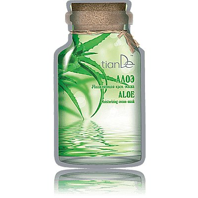 Hydratačná krémová maska na tvár Aloe 35 g