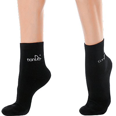 Bavlnené ponožky s bodovou turmalínovou vrstvou