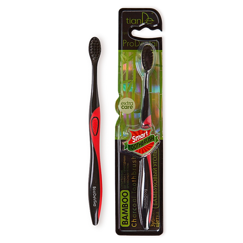 Zubná kefka Bambusové uhlie