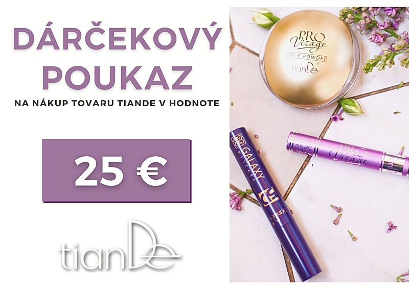 Darčekový poukaz v hodnote 25 Eur