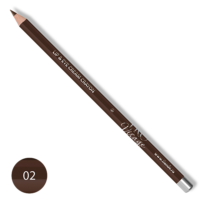 Ceruzka na pery a oči tón 02 Dark Brown