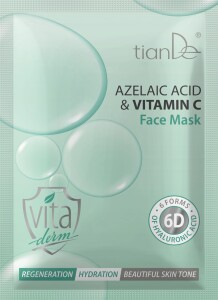 Pleťová maska Kyselina azelaová a vitamín C, 1 ks